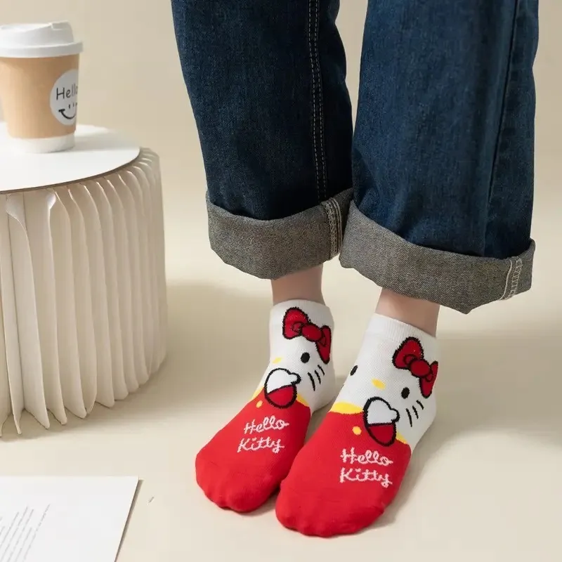 Calcetines Tobilleros Sanrio (Talla 34-38)