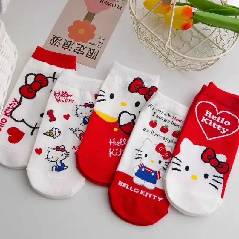 Calcetines Tobilleros Sanrio (Talla 34-38)