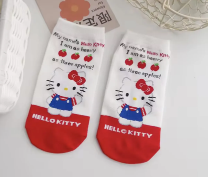 Calcetines Tobilleros Sanrio (Talla 34-38)