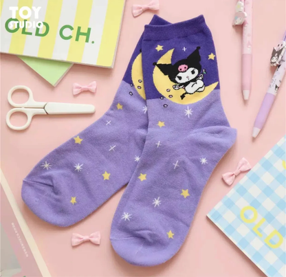 Calcetines Tobilleros Sanrio (Talla 34-38)