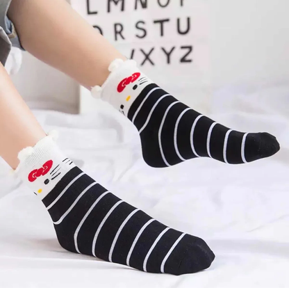 Calcetines Tobilleros Sanrio (Talla 34-38)
