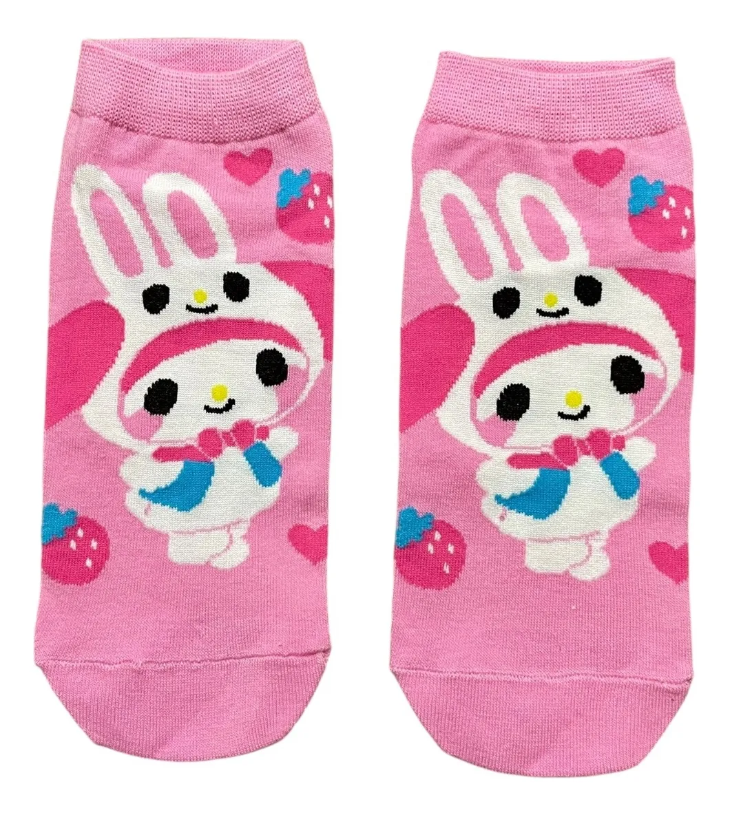 Calcetines Tobilleros Sanrio - Hello Kitty y sus Amigos (talla 35-38)