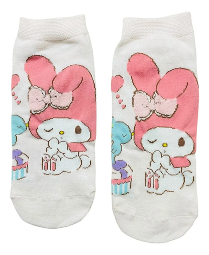 Calcetines Tobilleros Sanrio - Hello Kitty y sus Amigos (talla 35-38)