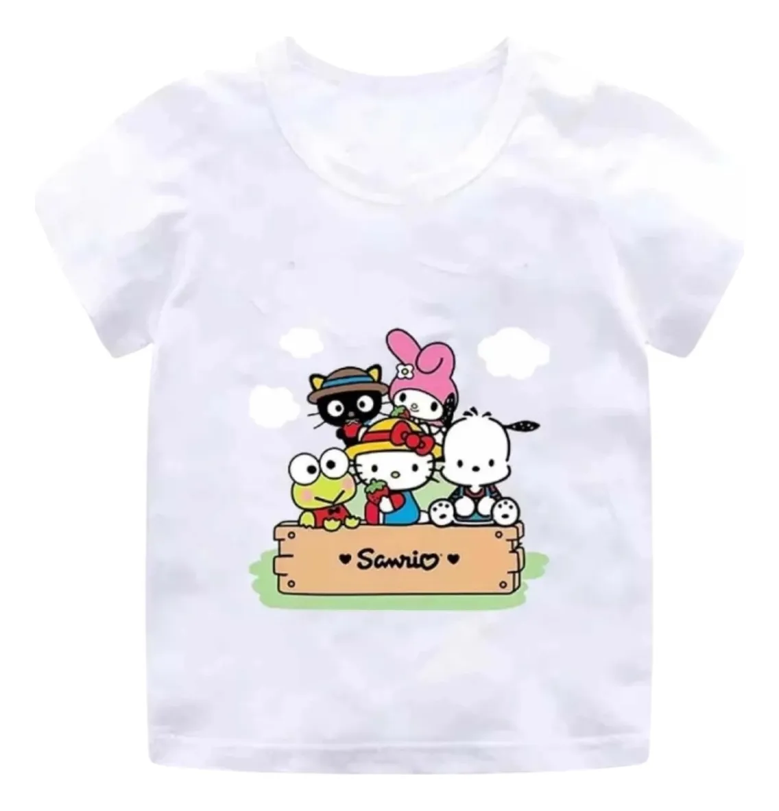 Polera Infantil Hello Kitty & Friends – Algodón Suave Talla 7