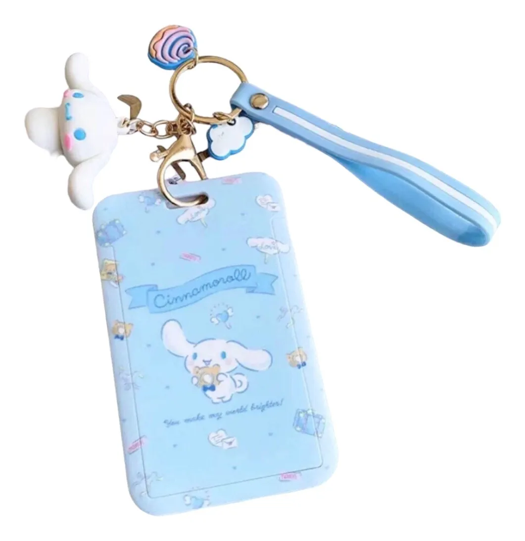 Porta Credencial Sanrio+ Llavero Decorativo
