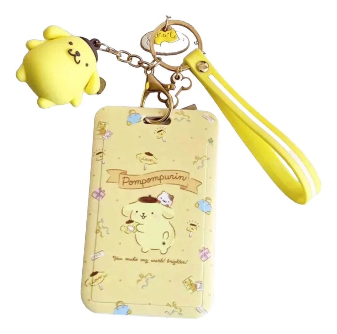 Porta Credencial Sanrio+ Llavero Decorativo