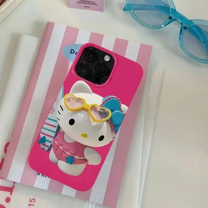 Carcasa Hello Kitty Playera 3D para iPhone