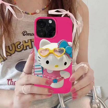 Carcasa Hello Kitty Playera 3D para iPhone