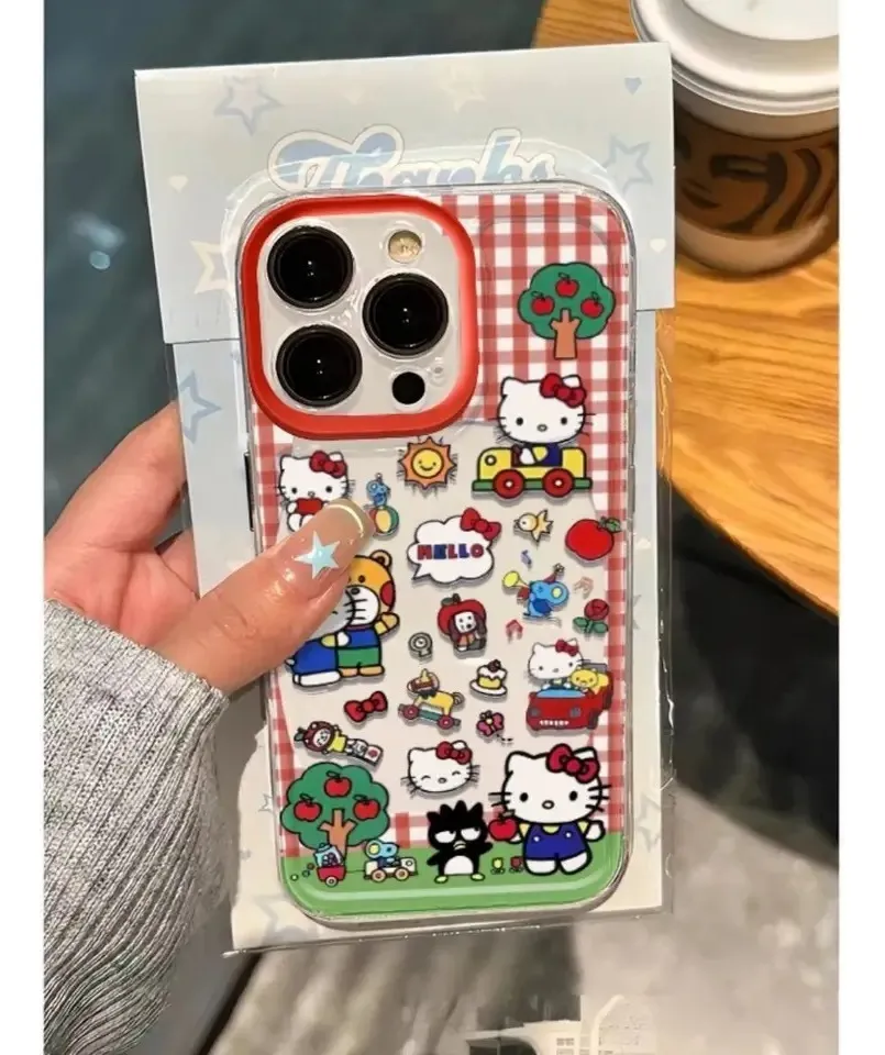 Carcasa Personajes Sanrio para iPhone