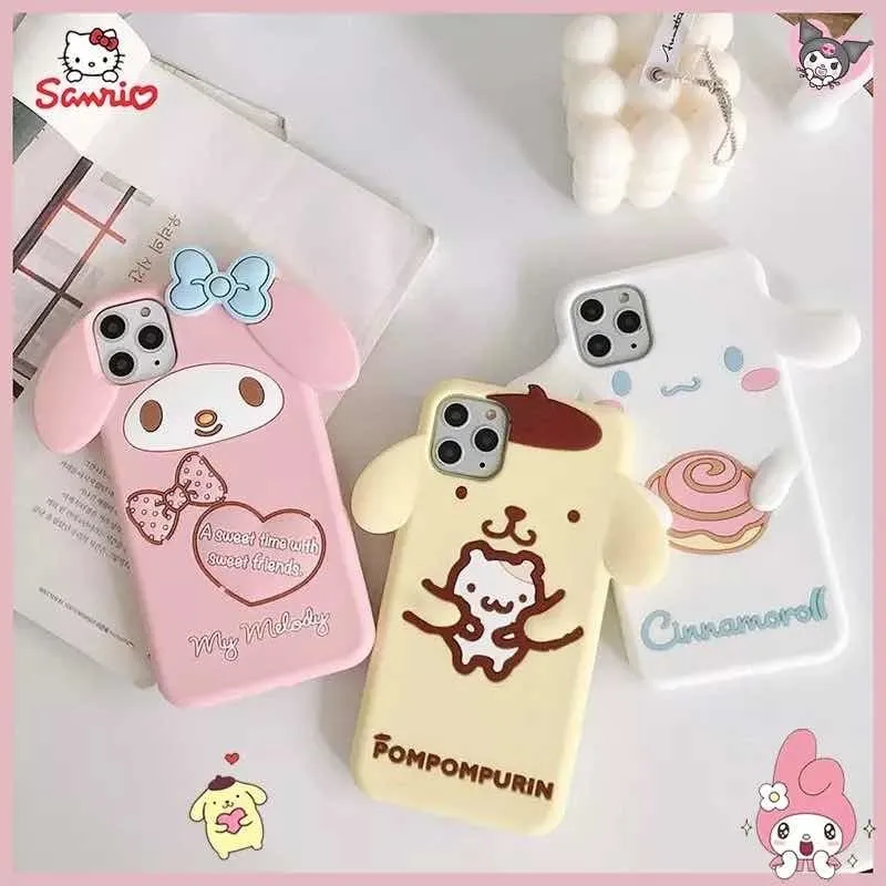 Carcasa de Silicona de Personajes Sanrio para iPhone 12
