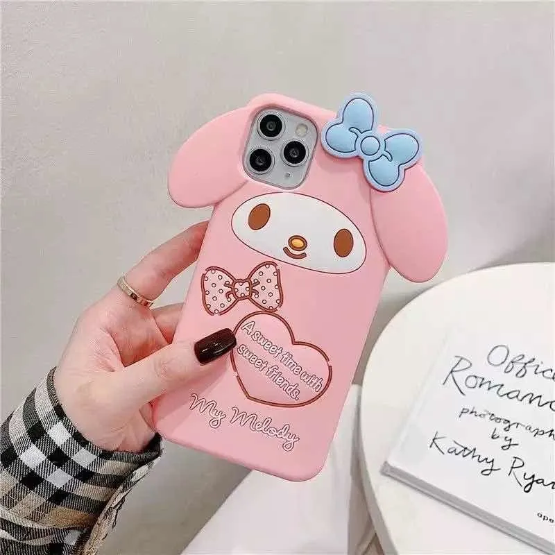 Carcasa de Silicona de Personajes Sanrio para iPhone 12