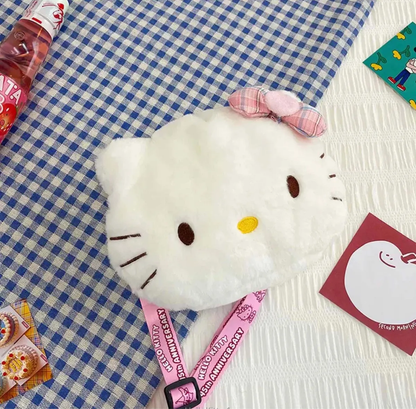 Cartera de Peluche Hello Kitty
