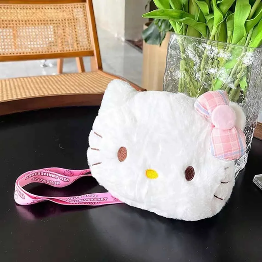 Cartera de Peluche Hello Kitty