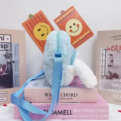 Cartera Bandolera Pequeña de Peluche Personajes Sanrio