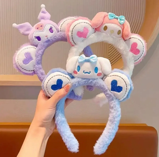 Cintillo de Felpa Sanrio (Varios Diseños)