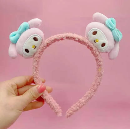 Cintillo de Felpa Sanrio (Varios Diseños)