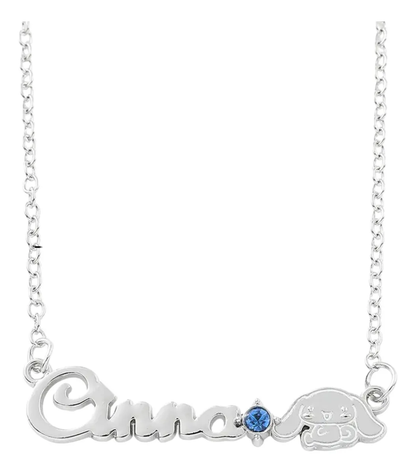 Collar Cinnamoroll Bañado en Plata