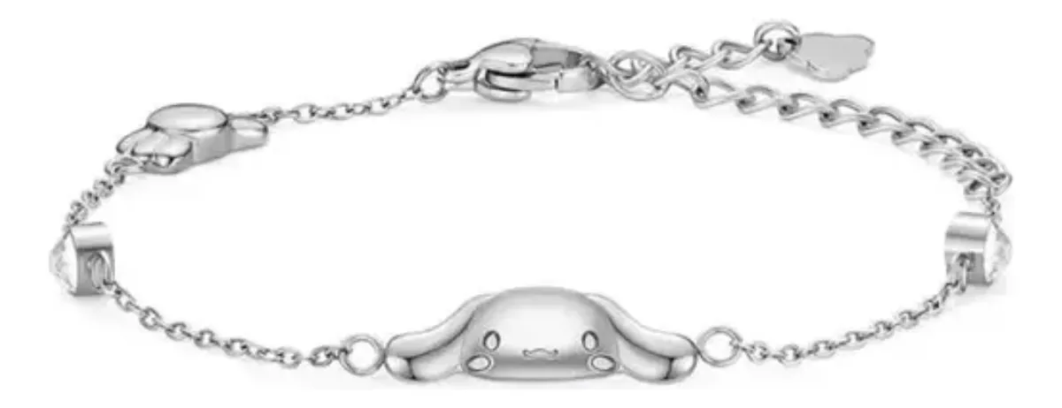 Collar Cinnamoroll Bañado en Plata
