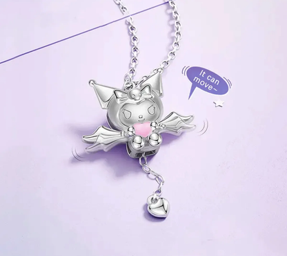 Collar Acero con Circones Kuromi