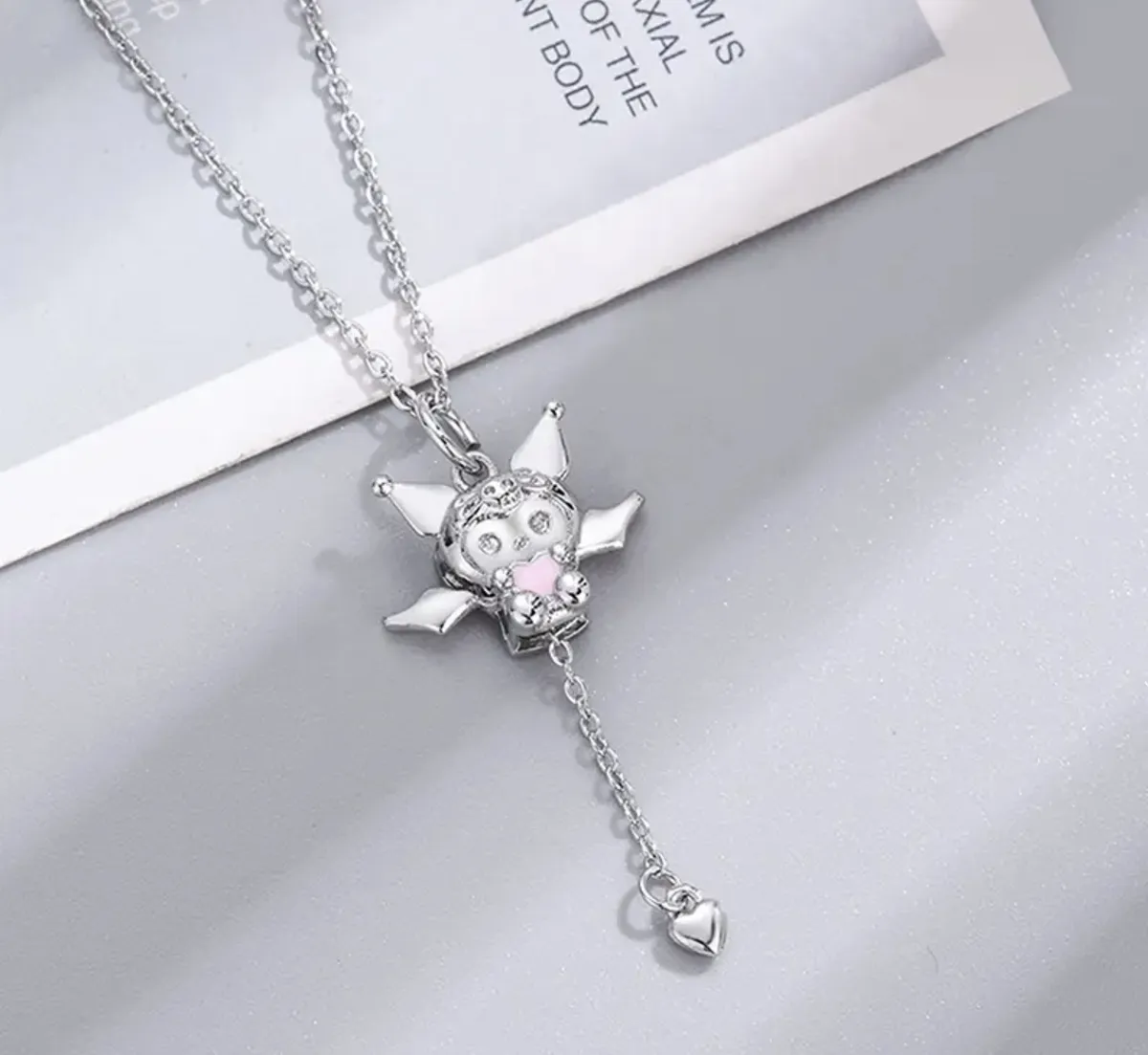 Collar Acero con Circones Kuromi