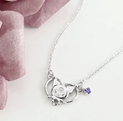 Collar Acero con Circones Kuromi