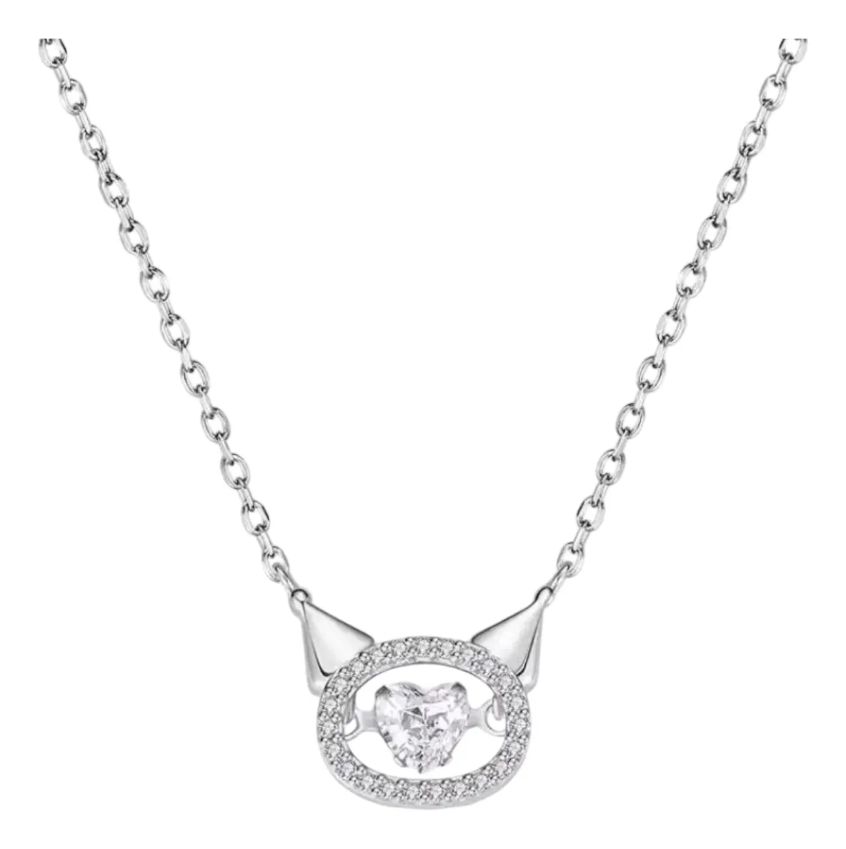 Collar Acero con Circones Kuromi