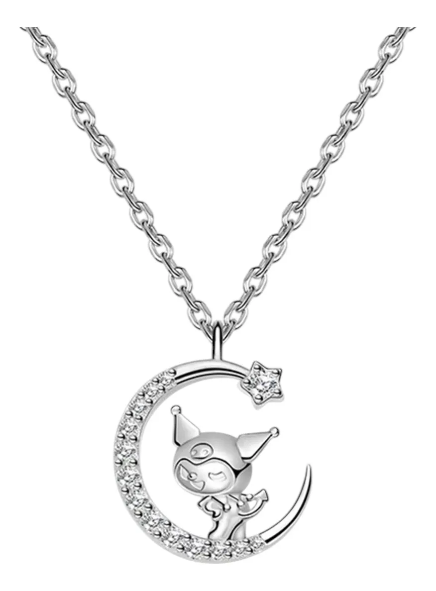 Collar Acero con Circones Kuromi