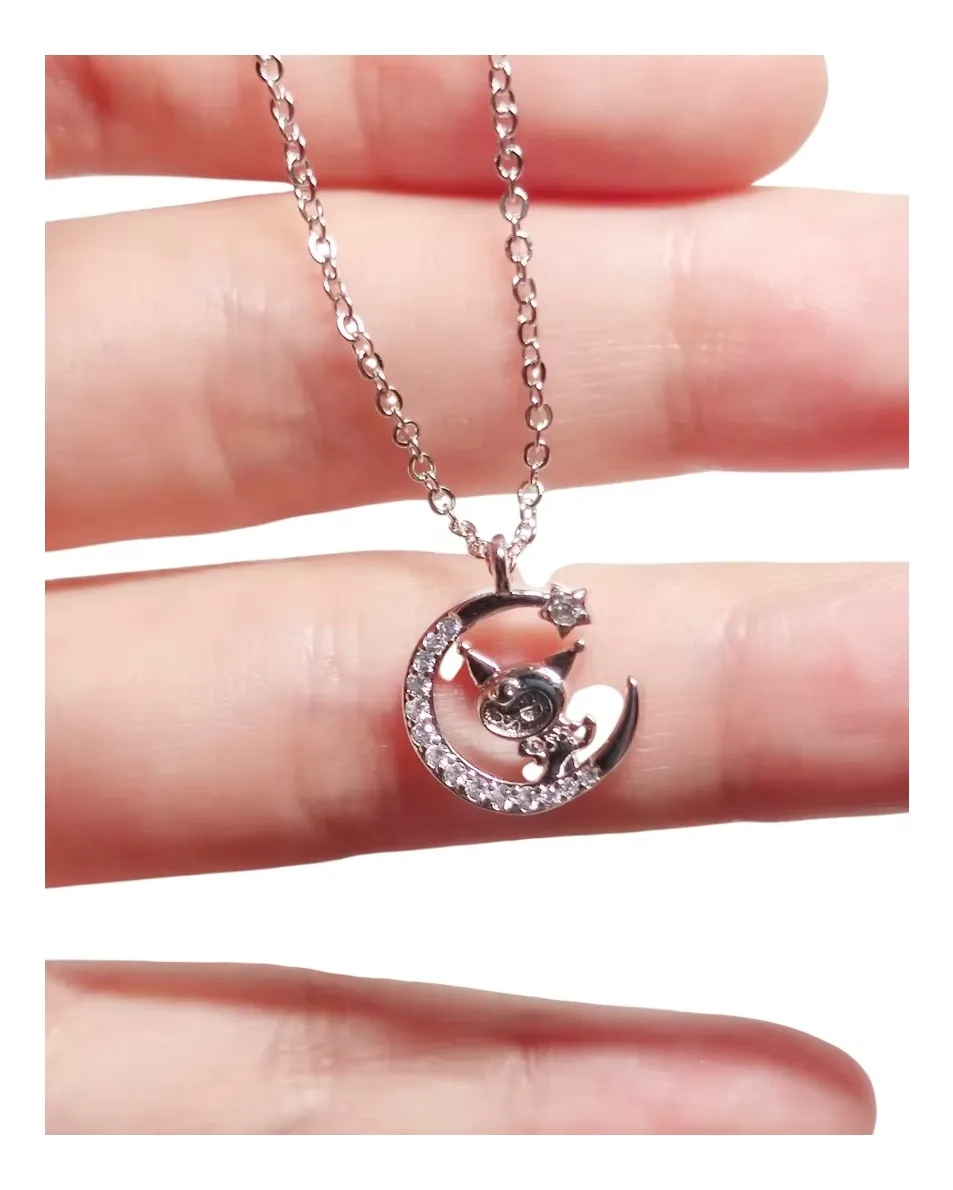 Collar Acero con Circones Kuromi