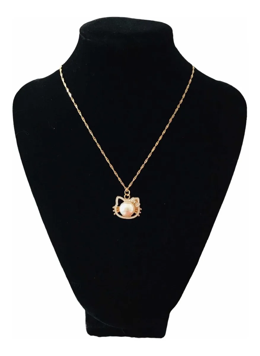 Collar Hello Kitty con Perla