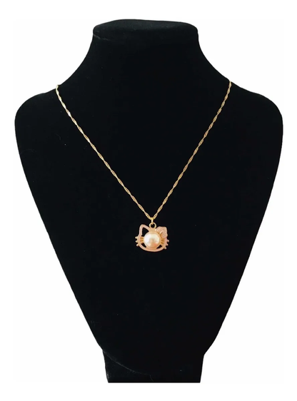 Collar Hello Kitty con Perla