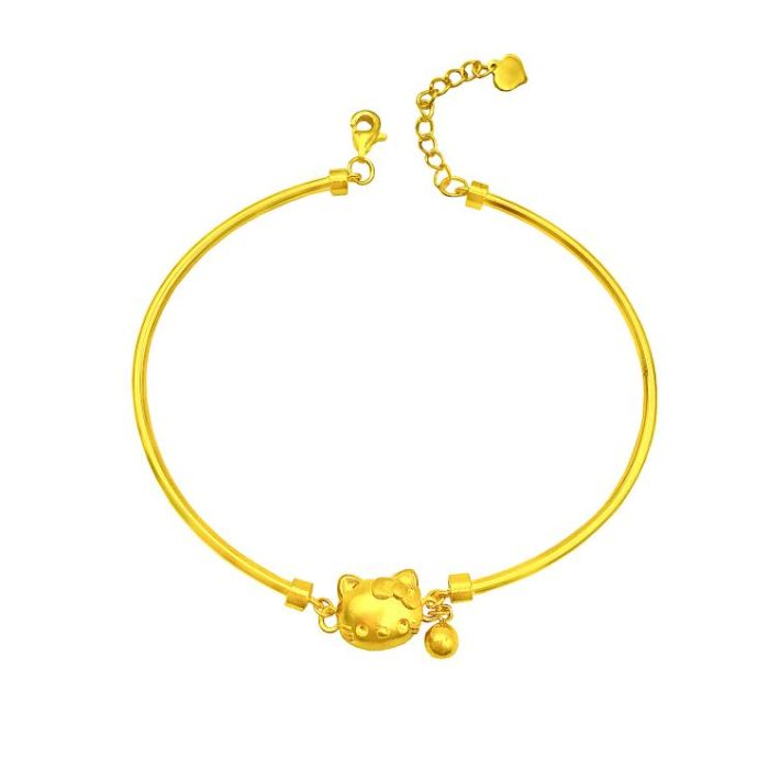 Pulsera Hello Kitty de Plata Esterlina Ajustable