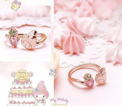 Joyería My Melody & Cinamoroll Plata Esterlina (Varios Modelos)