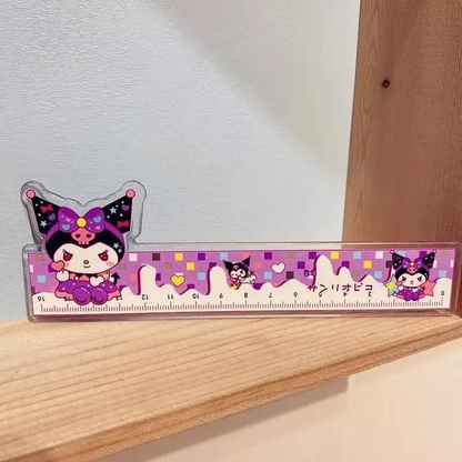 Regla Personajes Sanrio 16 cm