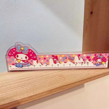 Regla Personajes Sanrio 16 cm