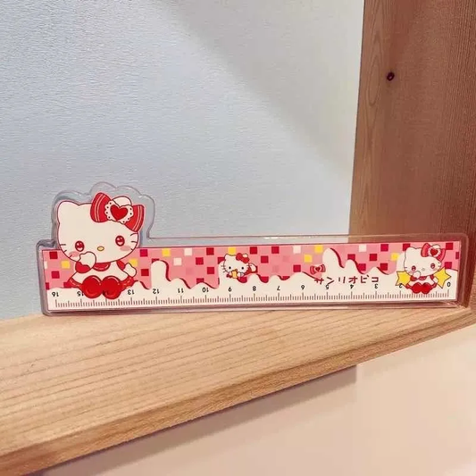 Regla Personajes Sanrio 16 cm