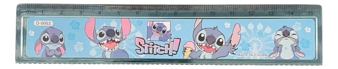 Set 3 Reglas Stitch 15 Cms