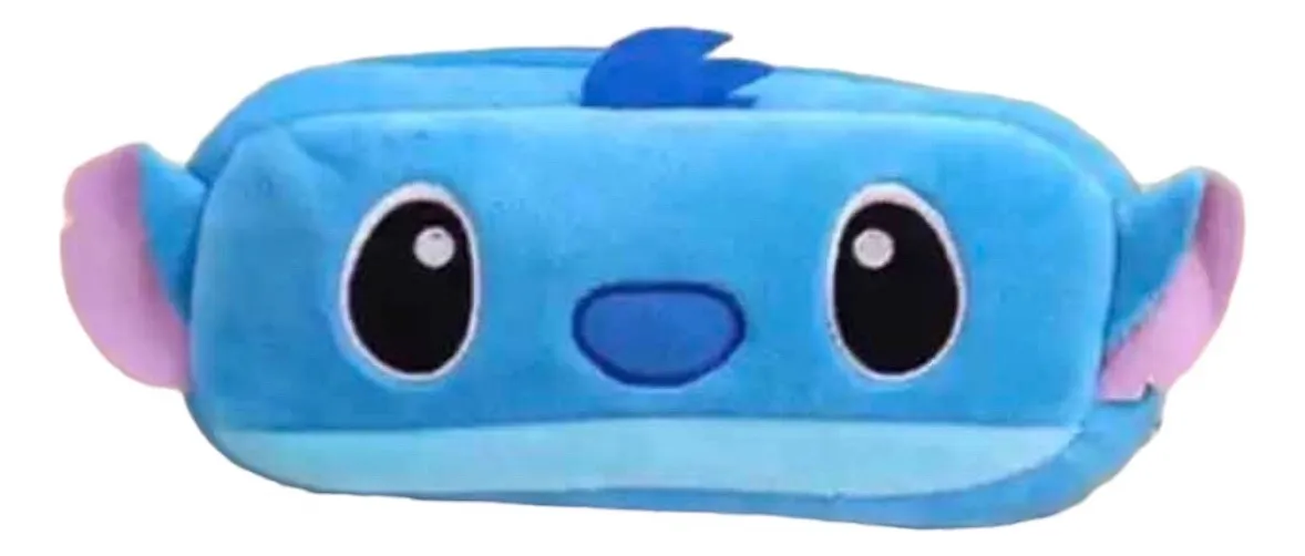 Estuche de Felpa Stitch Celeste