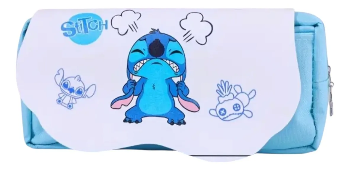 Estuche Doble compartimento de Stitch
