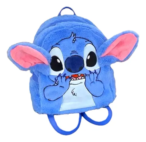 Mochila de Felpa Stitch y Angel