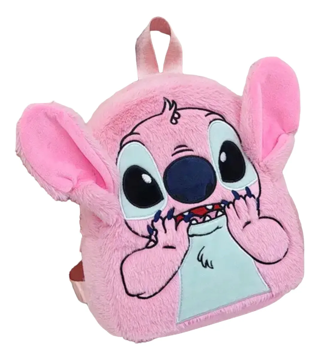 Mochila de Felpa Stitch y Angel