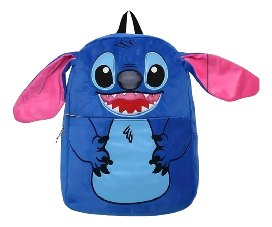 Mochila Stitch Grande De Felpa