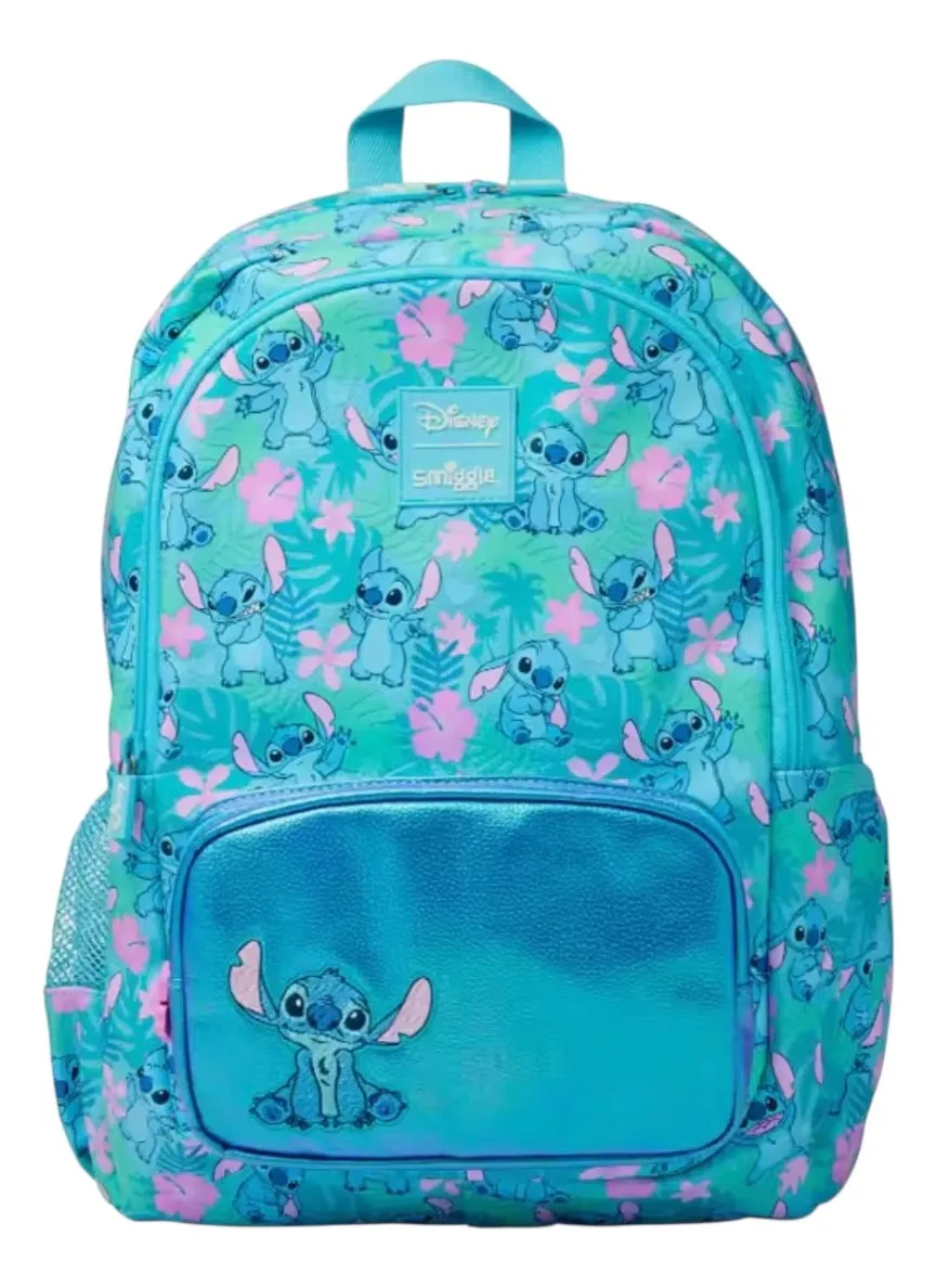 Mochila Escolar Grande Stitch Smiggle