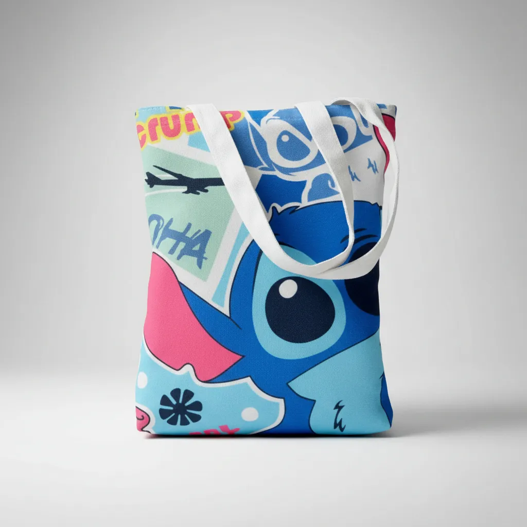 Totebag de Lona Stitch 39 X 34 cm
