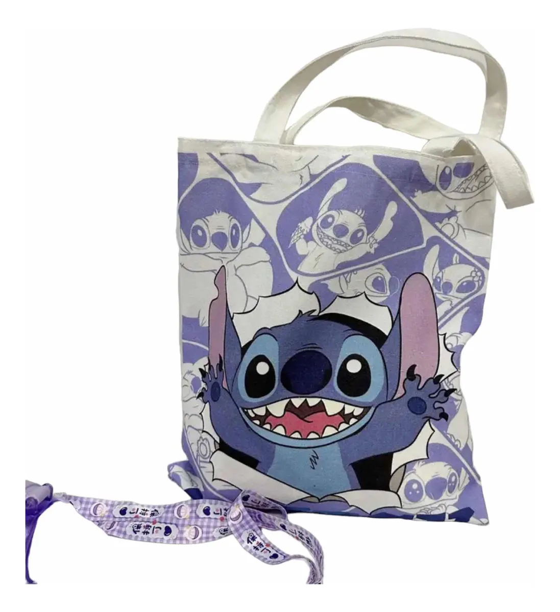 Totebag de Lona Stitch 39 X 34 cm