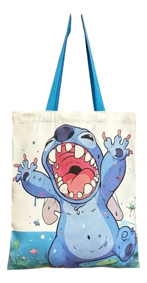 Totebag de Lona Stitch 39 X 34 cm