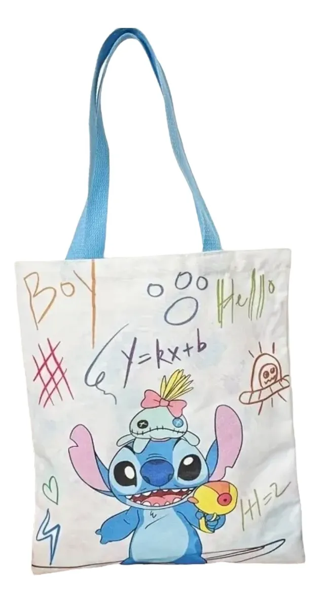Totebag de Lona Stitch 39 X 34 cm