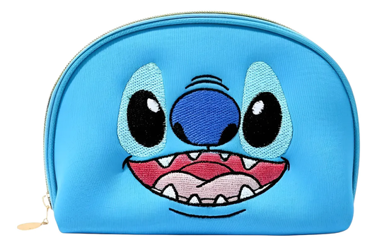 Cosmetiquero Stitch Celeste
