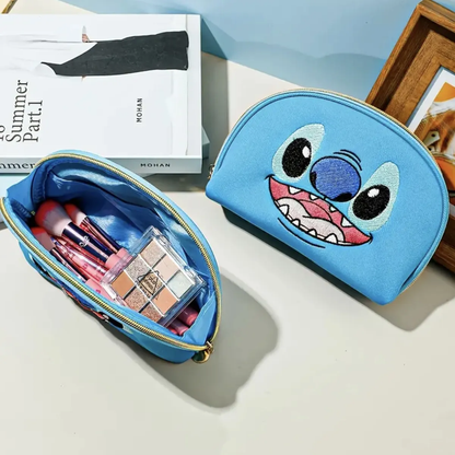 Cosmetiquero Stitch Celeste