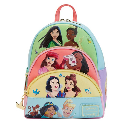 Mochila Loungefly - Princesas Multicolor