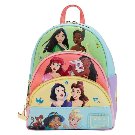 Mochila Loungefly - Princesas Multicolor